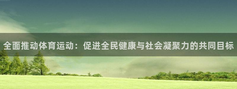球客岛：全面推动体育运动：促进全民健康与社会凝聚力的共同目标